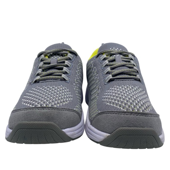 Orthofeet Womens Shoes Walking Sneakers Sz 7 Medium Gray Yellow Low Top Comfort - Picture 5 of 10